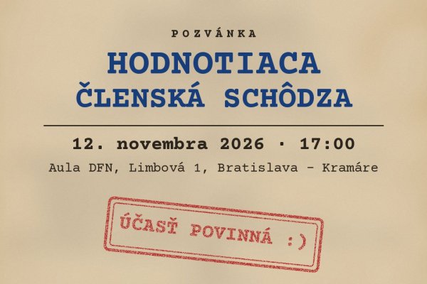 Hodnotiaca členská schôdza 2026