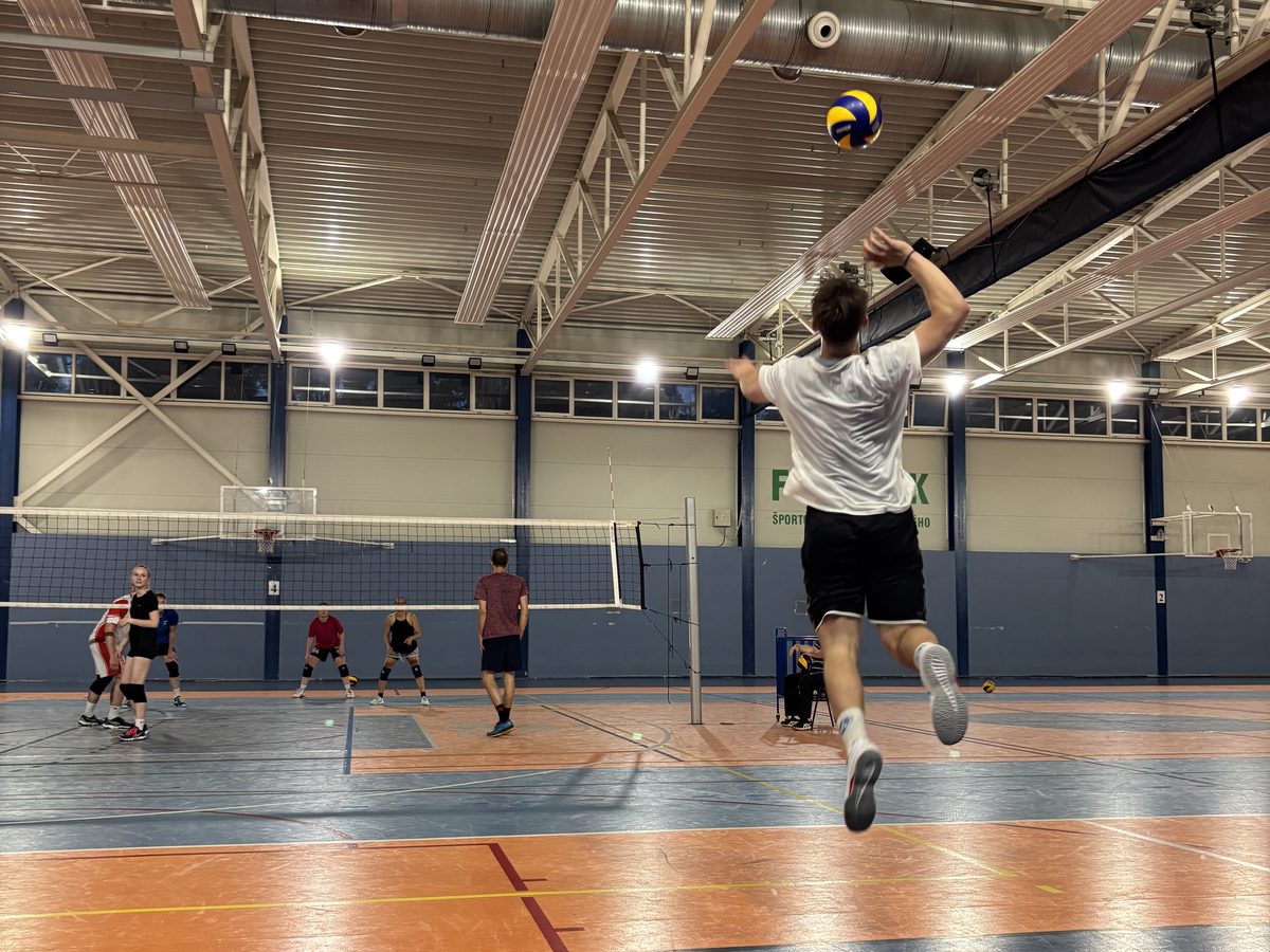 A jump serve at the DiaVolley Cup